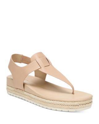 flint espadrille thong sandal