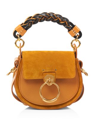 Chloé Tess Small Braided Leather & Suede Shoulder Bag | Bloomingdale's