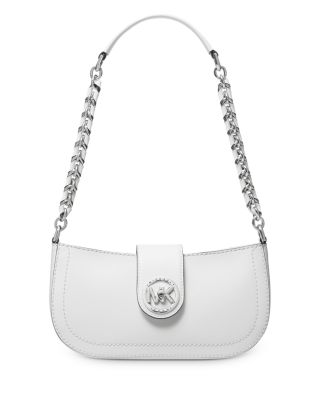 michael kors white and silver bag