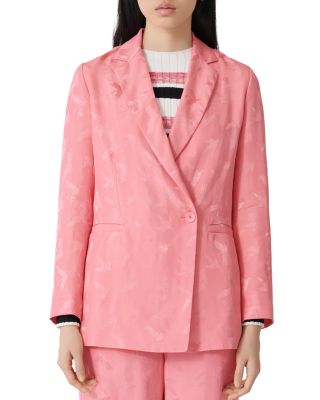 maje pink suit