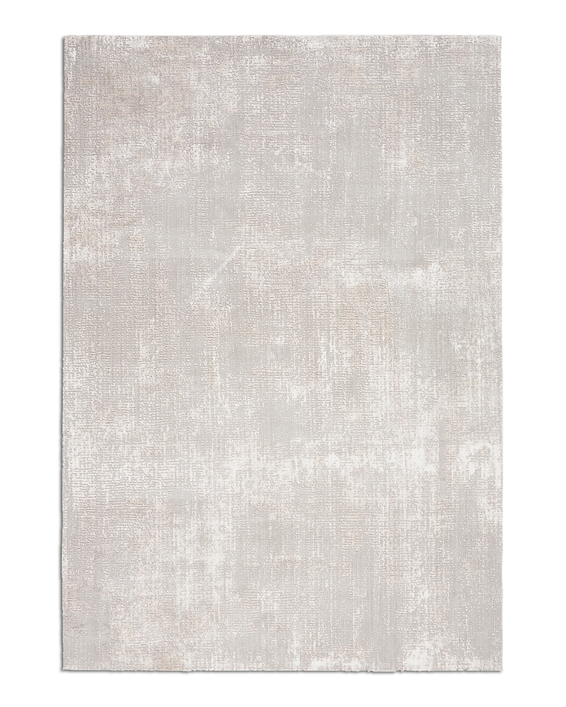 Nourison Silky Textures Sly01 Area Rug, 3'11 X 5'11 In Ivory/gray