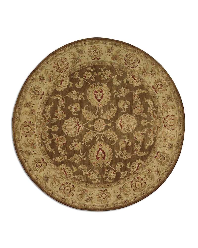 Nourison Jaipur Ja23 Round Area Rug, 8' X 8' In Brown