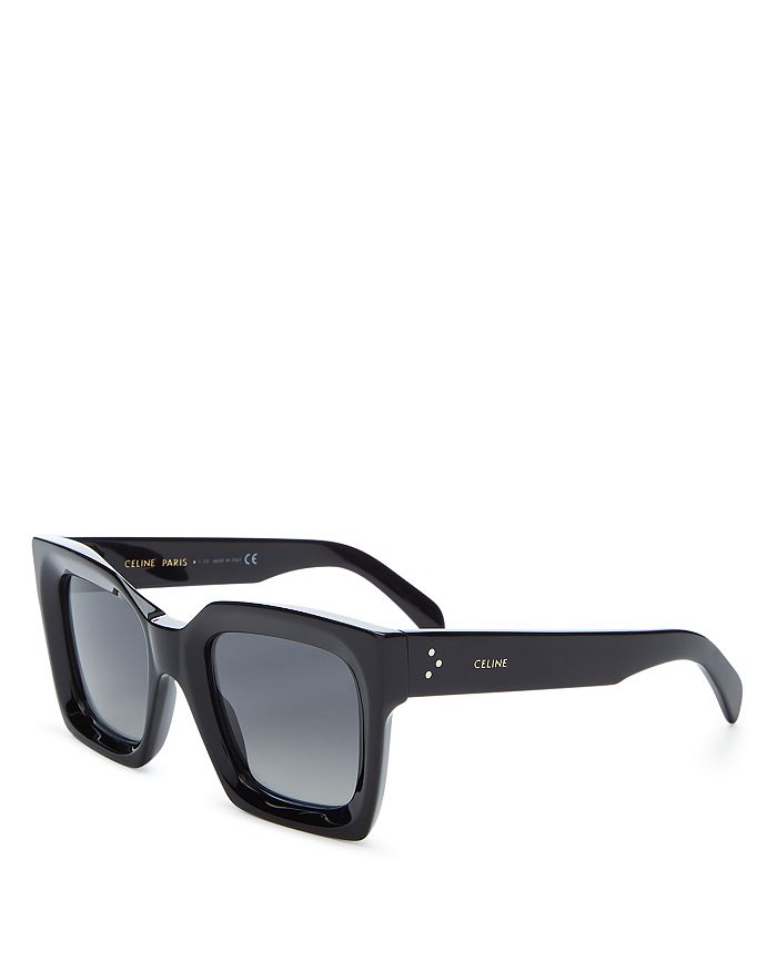 Athletic Works Polarized Black Rectangular Sport Sunglasses