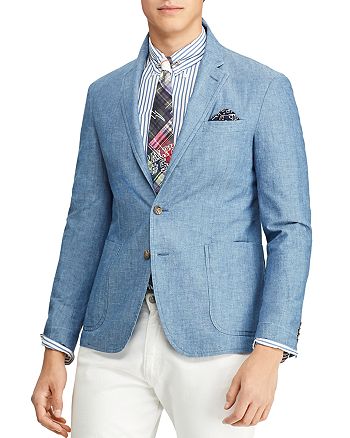 Polo Ralph Lauren Chambray Slim Fit Suit Jacket | Bloomingdale's
