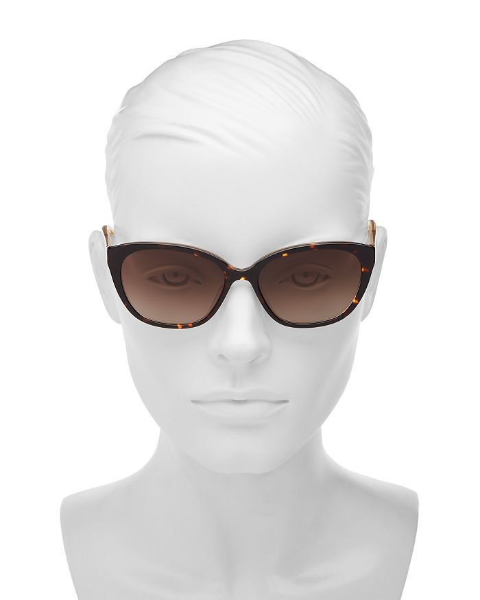 Shop Kate Spade New York Philippa Cat Eye Sunglasses, 54mm In Havana Beige/brown Gradient