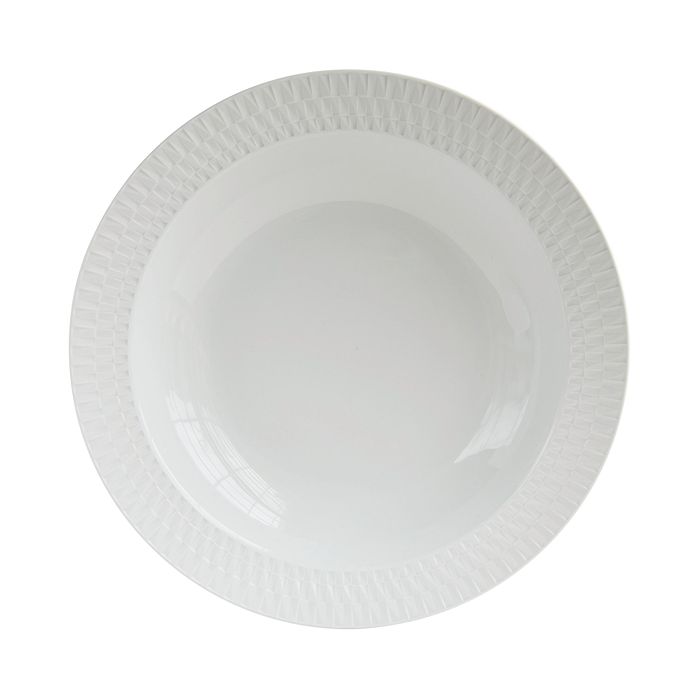 Bernardaud - Twist White Collection Deep Round Dish