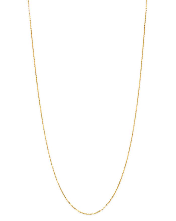 Bloomingdale's Mirror Cable Link Chain Necklace In 14k Yellow Gold, 18 - 100% Exclusive