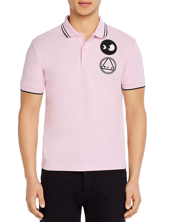Mcq By Alexander Mcqueen Mcq Alexander Mcqueen Chester Regular Fit Polo Shirt In Pale Pink