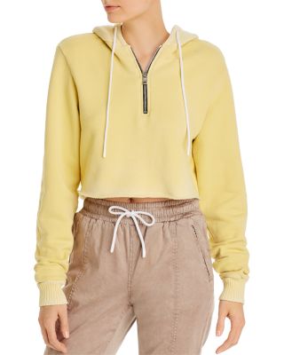 cropped designer hoodie