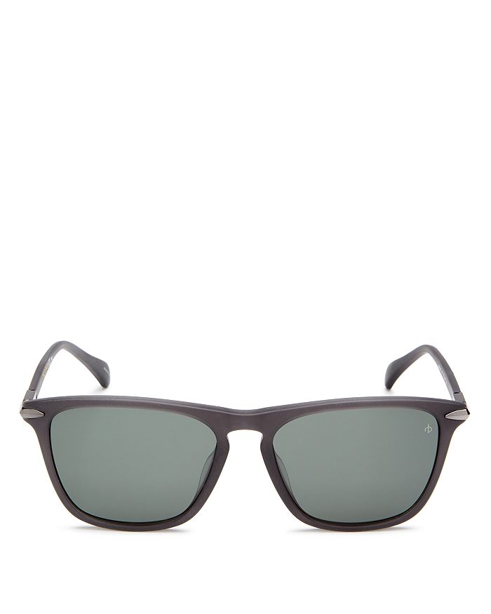 Rag & Bone Men's Square Sunglasses, 55mm In Gray/green