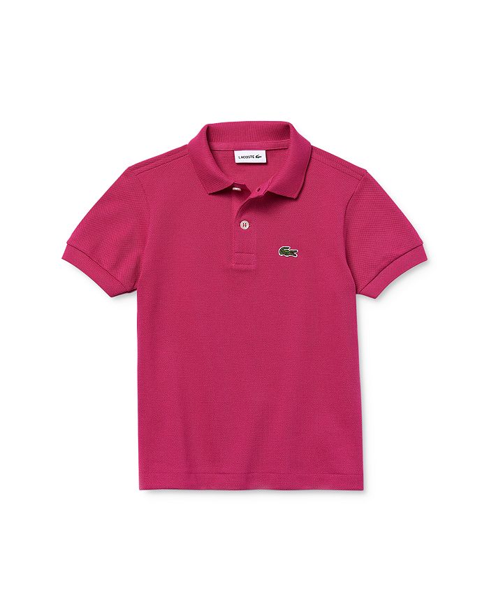 Lacoste Boys' Classic Pique Polo Shirt - Little Kid, Big Kid In Gala Pink