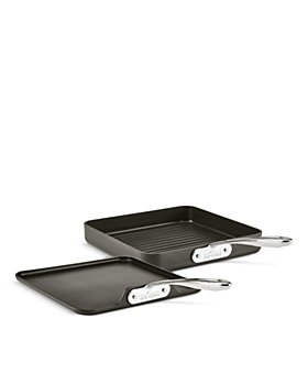 All-Clad - Essentials Non-Stick Stacking Grill & Griddle Set
