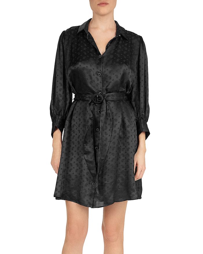 THE KOOPLES DELICATE PAISLEY SHIRTDRESS,FROB20014K