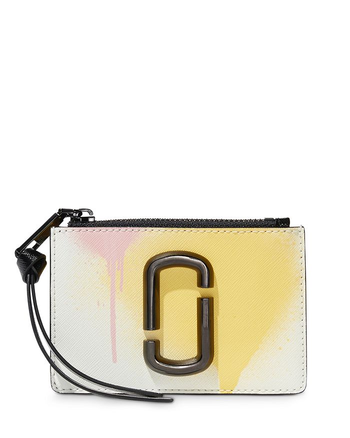MARC JACOBS Snapshot Mini Compact Leather Wallet Handbags - Bloomingdale's