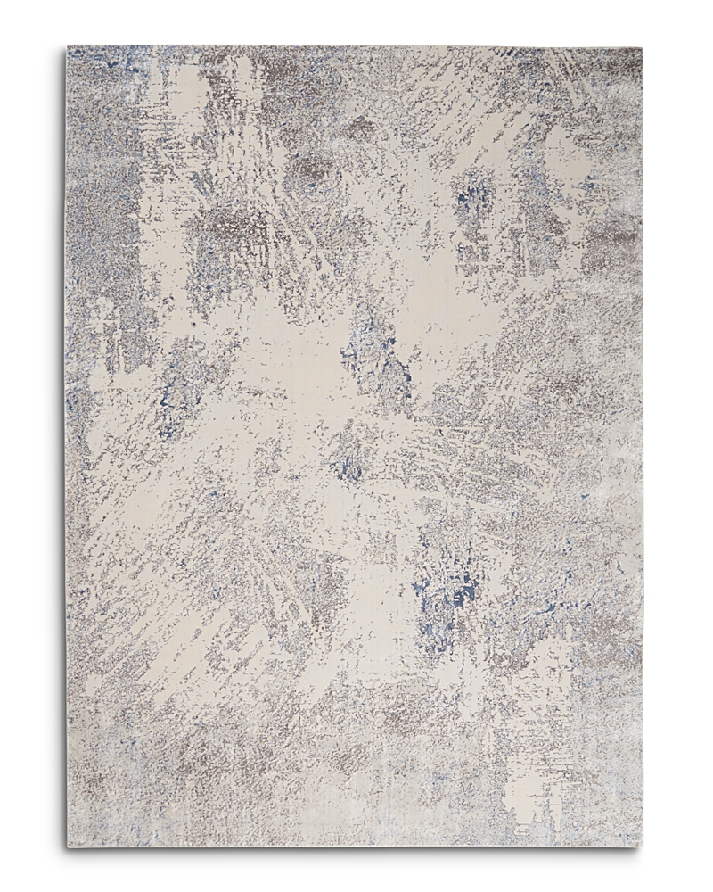 Photos - Area Rug Nourison Silky Textures SLY06 , 7'10 x 10'6 SILKSLY06IVGRY094126
