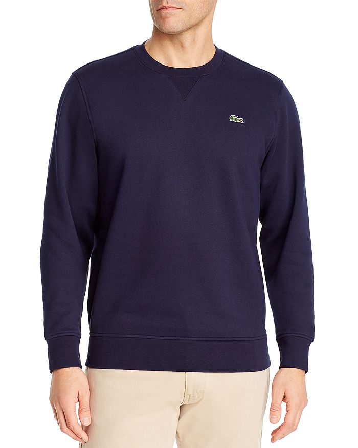 Lacoste Cotton-Blend Brushed Fleece Sweatshirt | Bloomingdale's