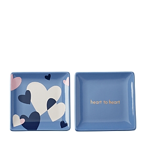 KATE SPADE KATE SPADE NEW YORK SWEET TALK HEART TO HEART DISHES, SET OF 2,L890844