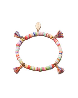 Zomi Gems - Girls' Rainbow Tassel Bracelet