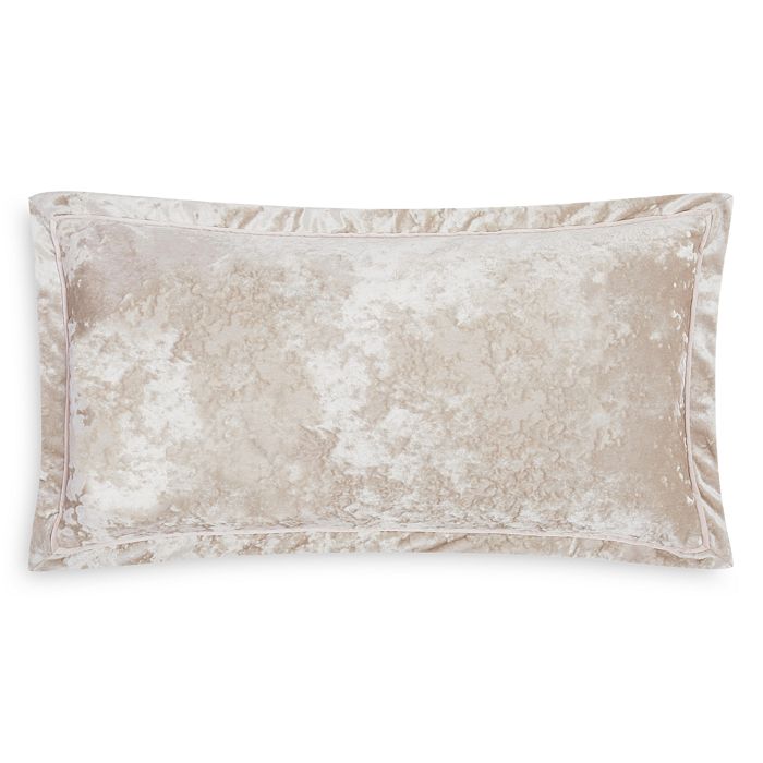 Shop Charisma Melange Velvet Decorative Pillow, 32 X 16 In Pink