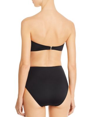 bandeau bikini sets high waisted