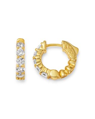 Bloomingdale's Fine Collection Diamond Huggie Hoop Earrings in 14K Yellow Gold, 1 ct. t. w. - Exclusive