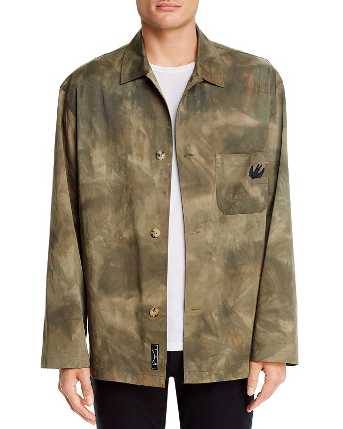 MCQ BY ALEXANDER MCQUEEN MCQ ALEXANDER MCQUEEN LEWIS COTTON CAMOUFLAGE REGULAR FIT SHIRT JACKET,597827RPP16