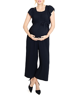 Ingrid & Isabel Flutter-Sleeve Maternity Jumpsuit