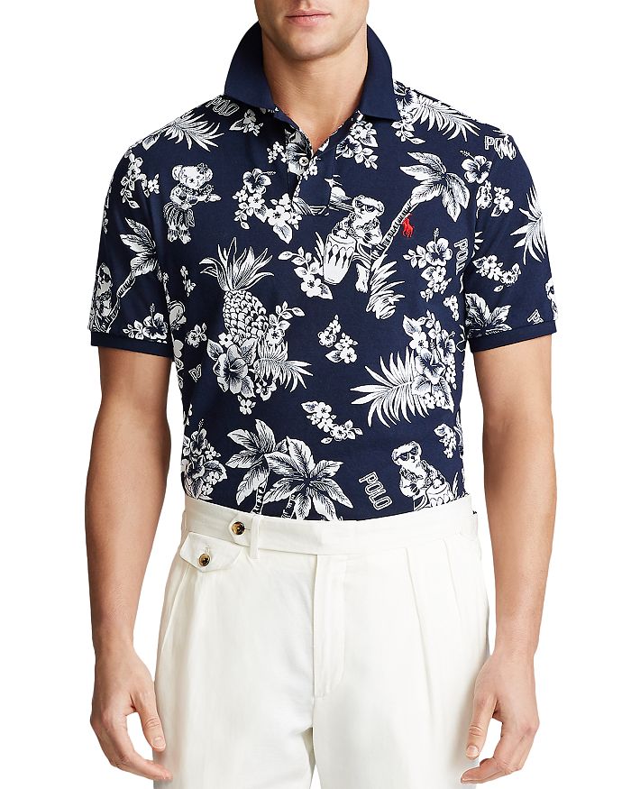 Polo Ralph Lauren Custom Slim Fit Tropical Polo Bear Shirt | Bloomingdale's