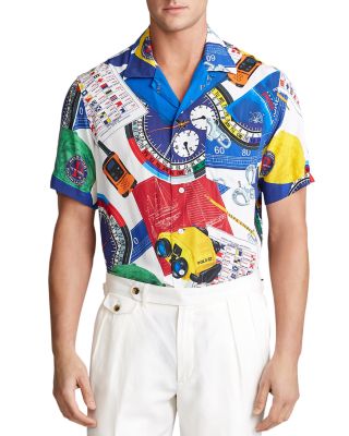 Polo Ralph Lauren Polo Sport Graphic Print Classic Fit Camp Shirt