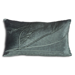 Shop Aviva Stanoff Leapard Paradise Cinder Signature Velvet Collection Pillow, 12 X 20