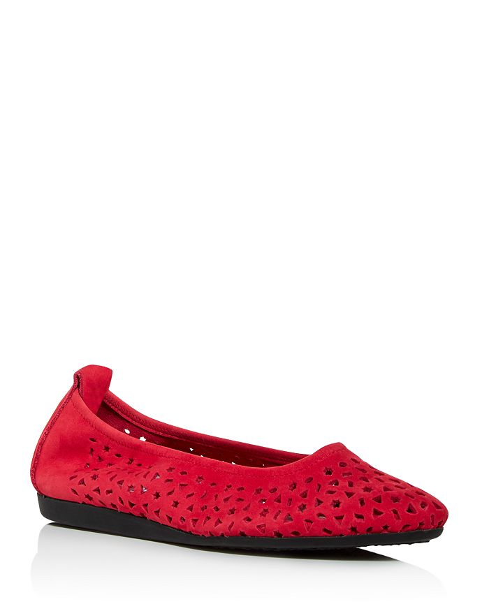 Arche Women's Lilly Perforated Ballet Flats In Lotus
