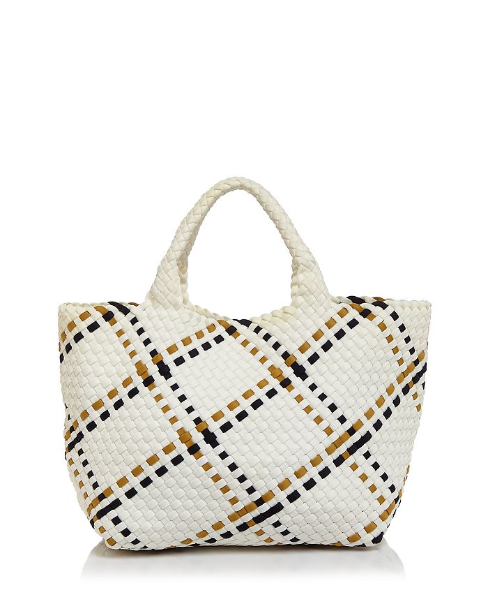 Naghedi St. Barths Small Plaid Tote In Malibu