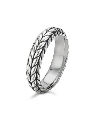Men's Sterling Silver Chevron Ring