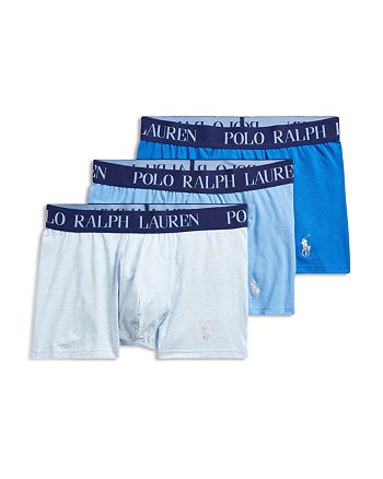 Polo Ralph Lauren Cotton Stretch 4D-Flex Lightweight Trunks, Pack of 3 ...