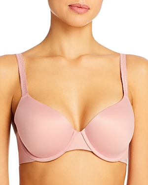 Calvin Klein Liquid Touch Underwire Bra In Alluring Blush