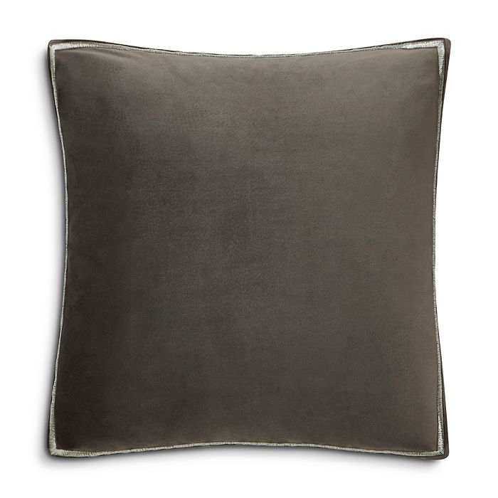 Highline Bedding Co. Highline Theo Faux Suede Decorative Pillow, 18 X 18 In Taupe