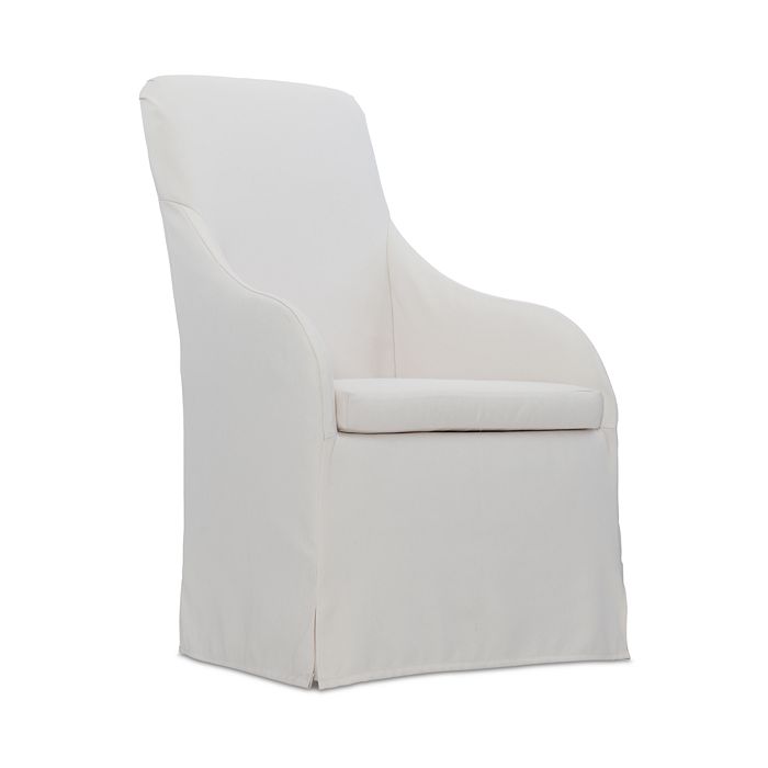 Bernhardt Bellair Skirted Outdoor Dining Chair In White