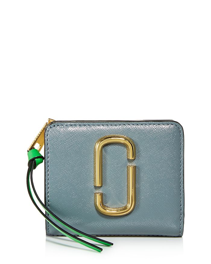 MARC JACOBS Snapshot Mini Compact Leather Wallet Handbags - Bloomingdale's