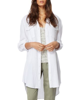 cotton high low tops