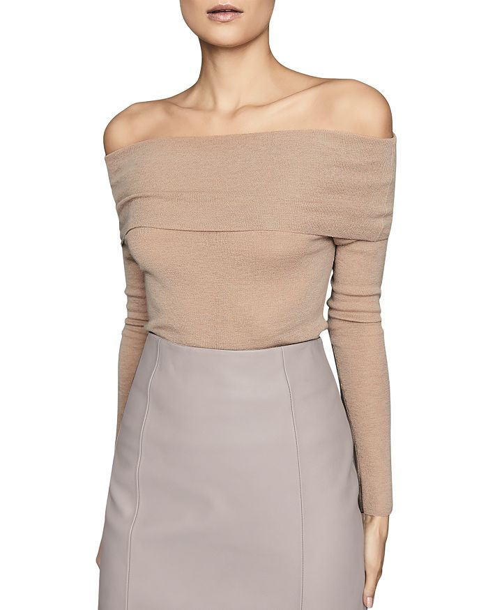 Reiss off 2025 the shoulder jumper