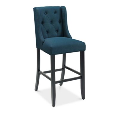 Modway - Baronet Tufted Button Upholstered Fabric Bar Stool