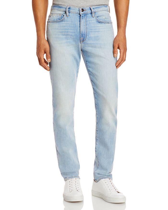 FRAME L'Homme Athletic Fit Jeans in Beachcomber | Bloomingdale's