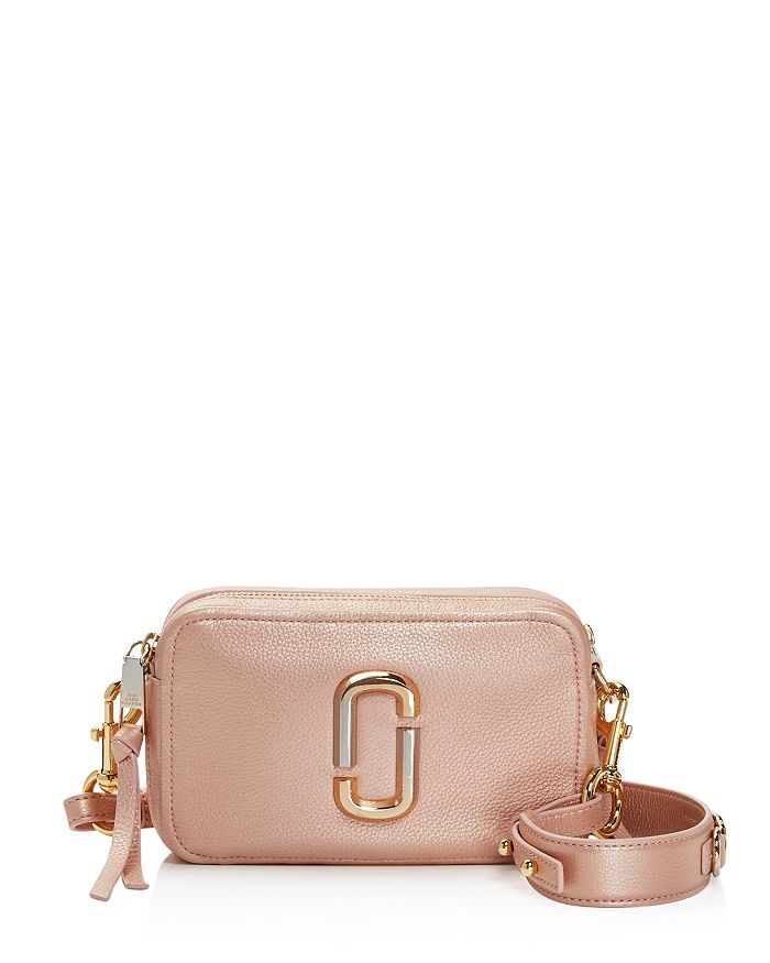 MARC JACOBS SOFTSHOT PEARLIZED LEATHER CROSSBODY,M0016484