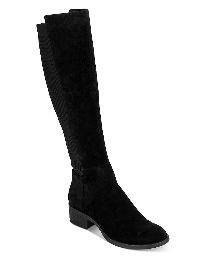 Kenneth Cole Women's Levon Block-heel Boots In Black Suede
