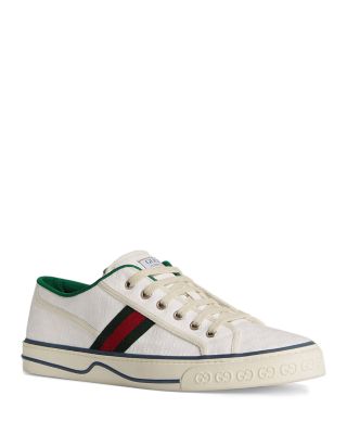 gucci silver tennis shoes