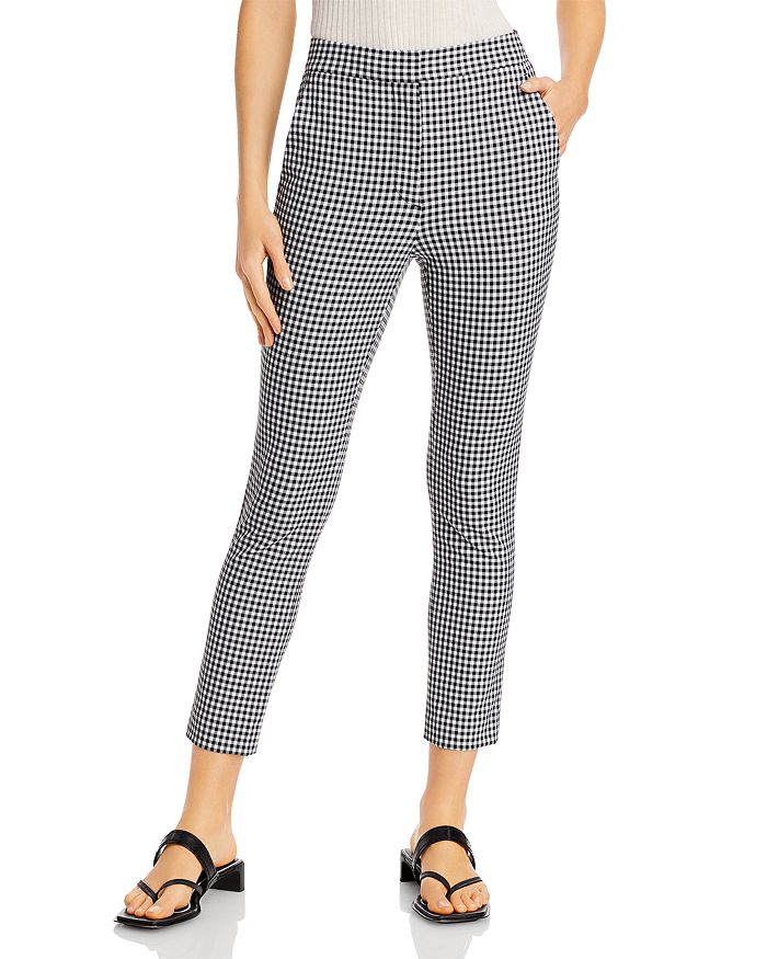 rag bone Layla Gingham High Waisted Ankle Pants Bloomingdale s