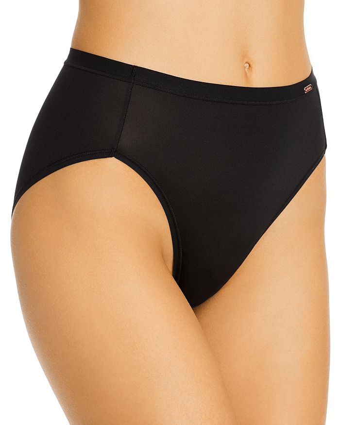 Le Mystere Infinite Comfort French-cut Briefs In Black