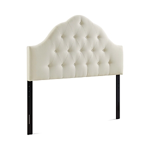 Photos - Other Furniture Modway Sovereign Upholstered Fabric Headboard, Full Ivory MOD-5164 