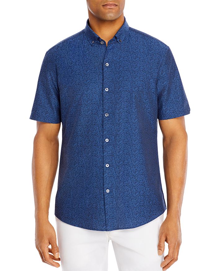 Zachary Prell Bunim Cotton Floral Ditsy Regular Fit Button Down Shirt ...