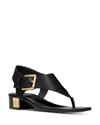 Michael kors london 2024 thong block heel